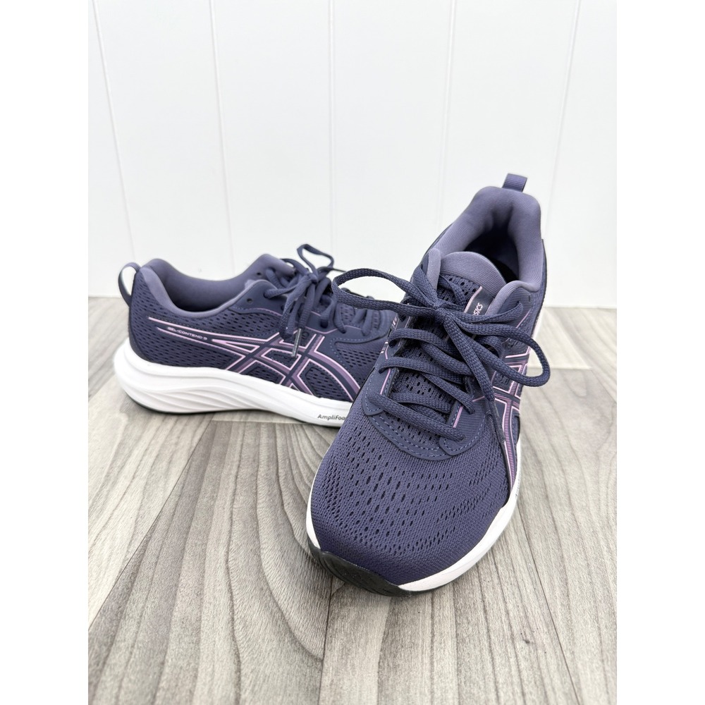 ASICS Gel-Contend 9 Running Shoes Women 6.5 Wide Purple Jogging Sneakers